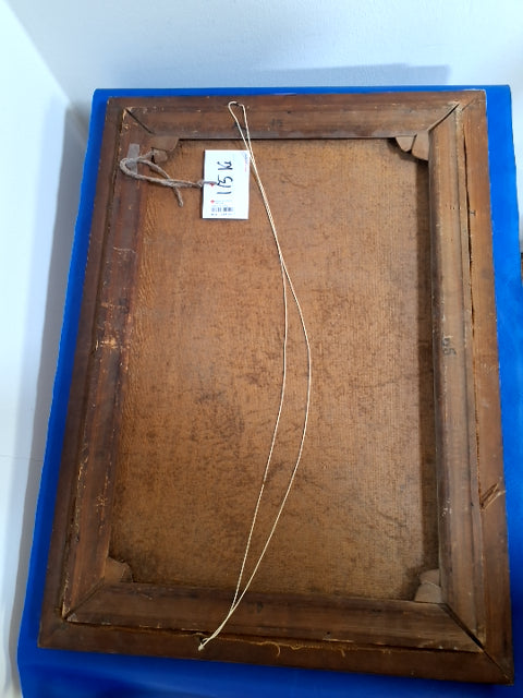 Maleri: dampskib i ishav